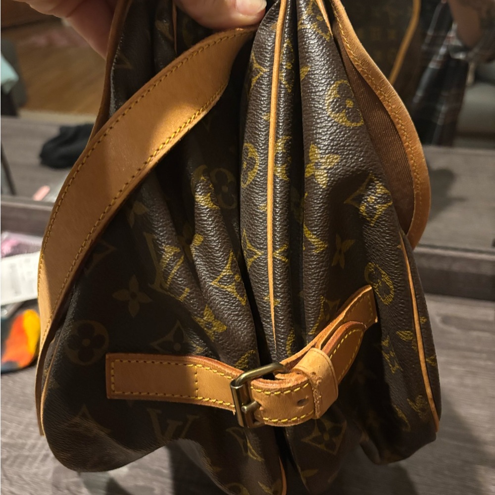 Louis Vuitton Brown and Tan Monogram Bag